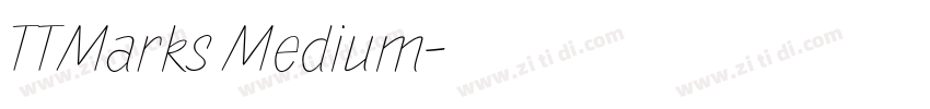 TTMarks Medium字体转换